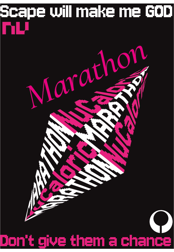 Marathon — плакат v3.7, Scape will make me GOD